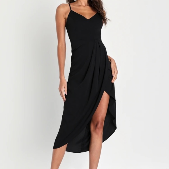 Lulus Black Dress - Picture 6 of 6